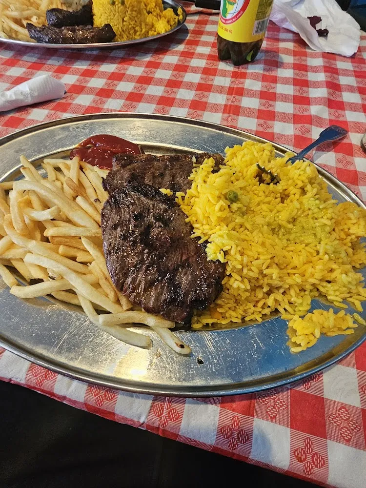 Steak Picaña with FF & Rice